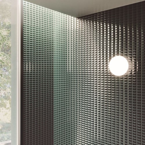 3D Bars Bevel Emerald Gloss 12,5x25