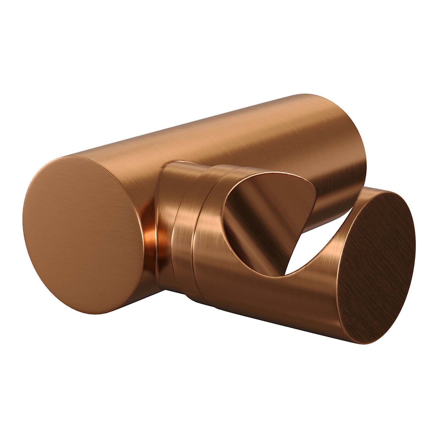 Brauer Copper Edition badthermostaat met badset - 3 standen handdouche - geborsteld koper PVD