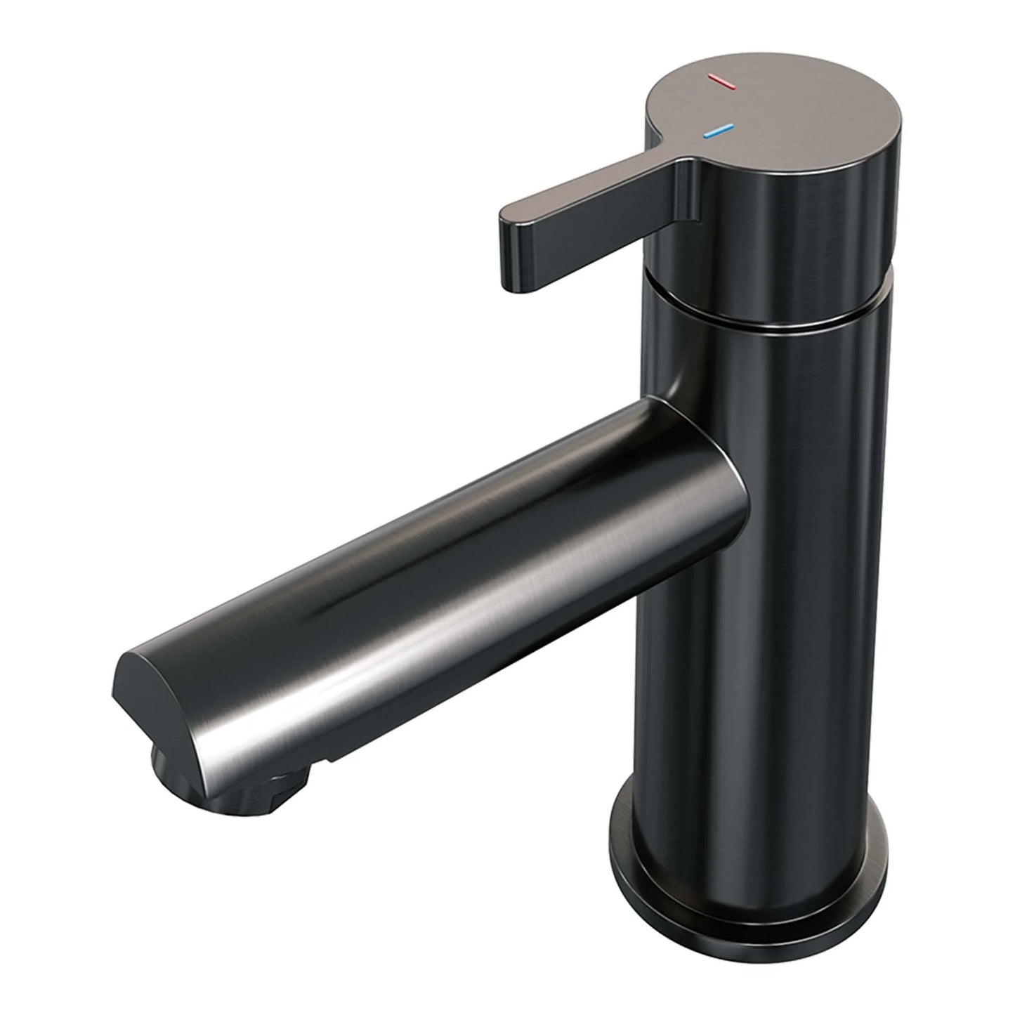 BRAUER Gunmetal Edition lage opbouw wastafelmengkraan model E gunmetal geborsteld PVD