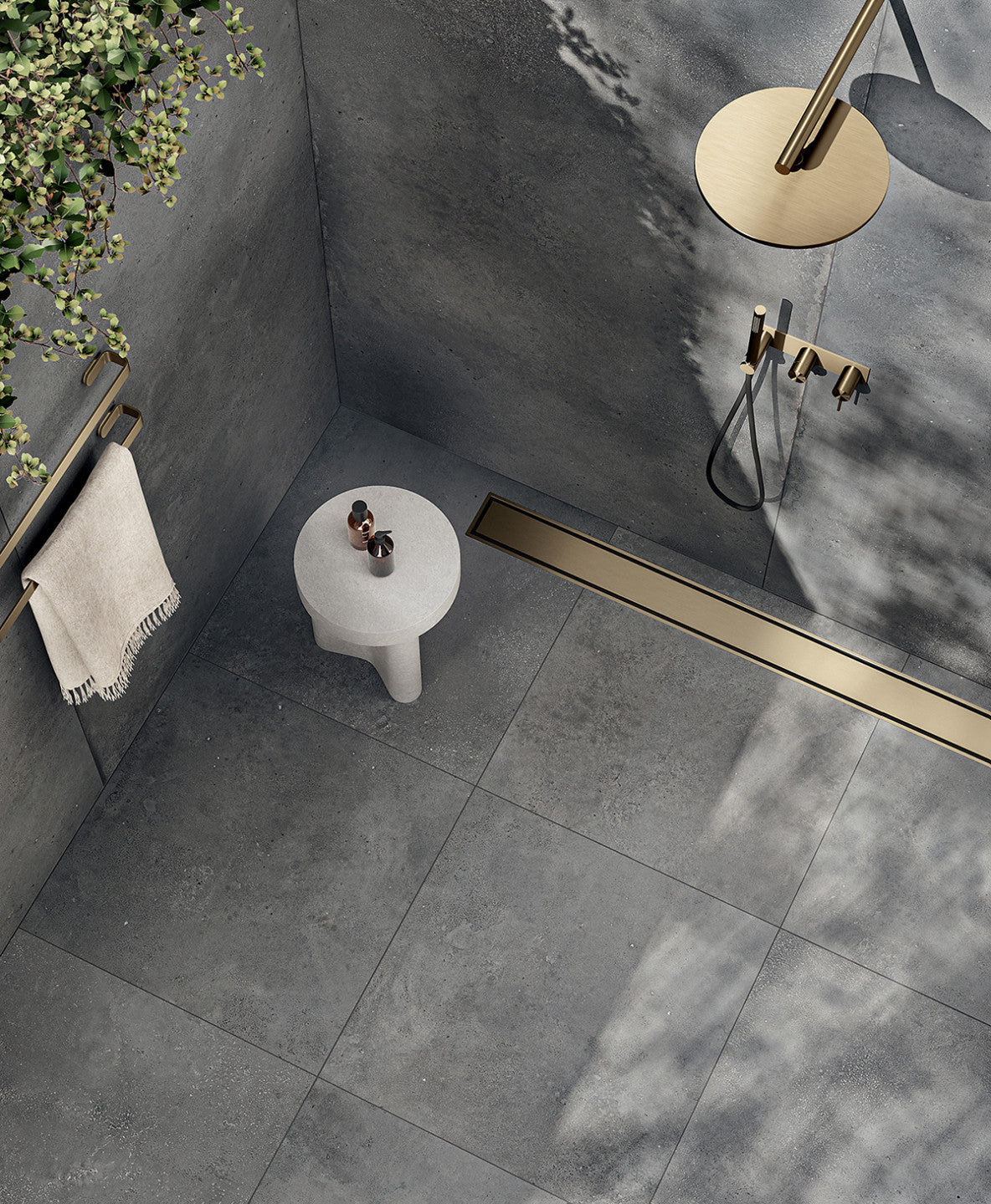 Vloertegel Fondovalle PIGMENTO Carbon 80x80