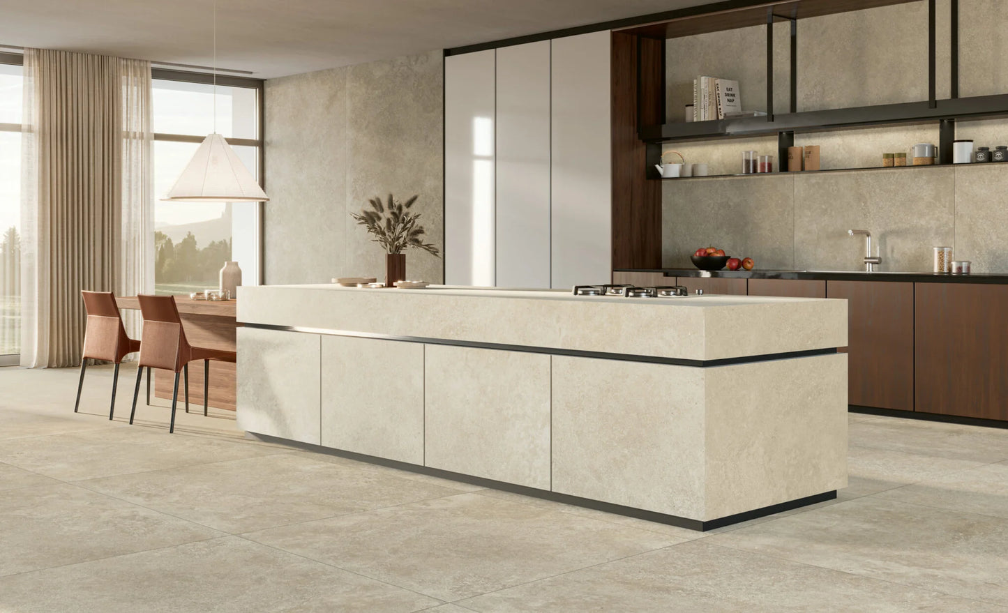 Energieker Nereidi Umber Groove 60X120 153620