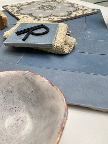 Revoir Paris Atelier Bleu Lumiere Mat 6,2x25