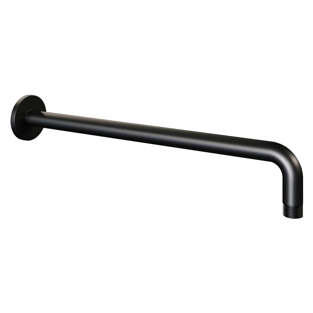 Brauer Black Edition complete inbouw regendouche met staafhanddouche, gebogen wandarm en hoofddouche 20cm set 3 zwart mat