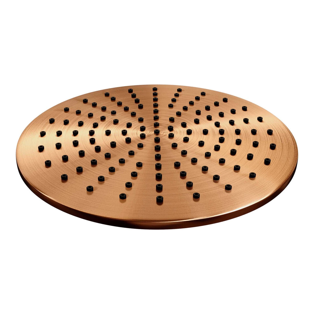 Brauer Copper Edition complete inbouw regendouche met staafhanddouche, gebogen wandarm en hoofddouche 20cm set 3 koper geborsteld PVD