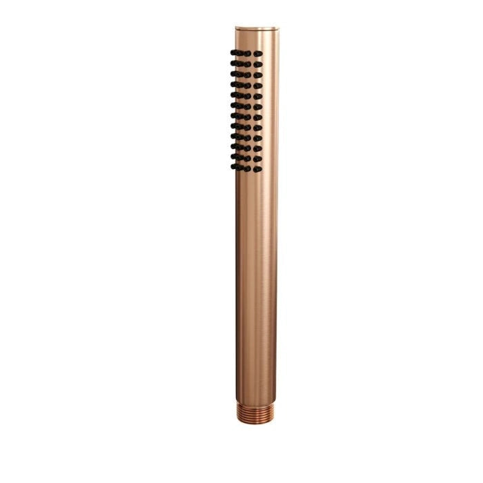 Brauer Copper Edition complete inbouw regendouche met staafhanddouche, gebogen wandarm en hoofddouche 20cm set 3 koper geborsteld PVD