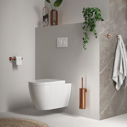 Brauer Copper Edition Toilet Accessoireset - 3-delig - PVD - geborsteld koper