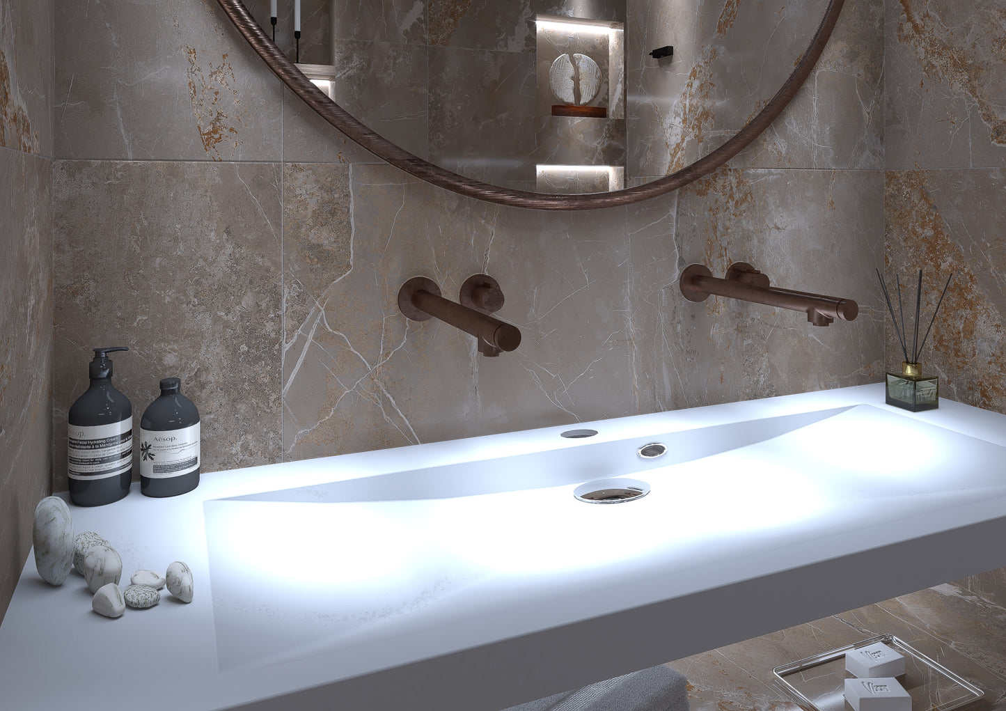 La Cueva Dutch Stone tegel 60x120cm - Genesis Taupe