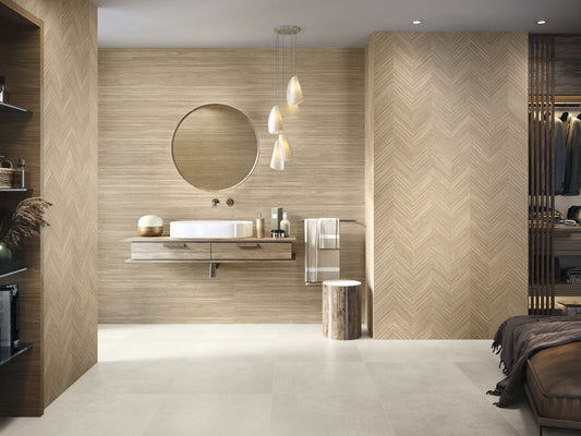 Baldocer Larchwood houtlook Zig alder wood 40×120 gerectificeerd