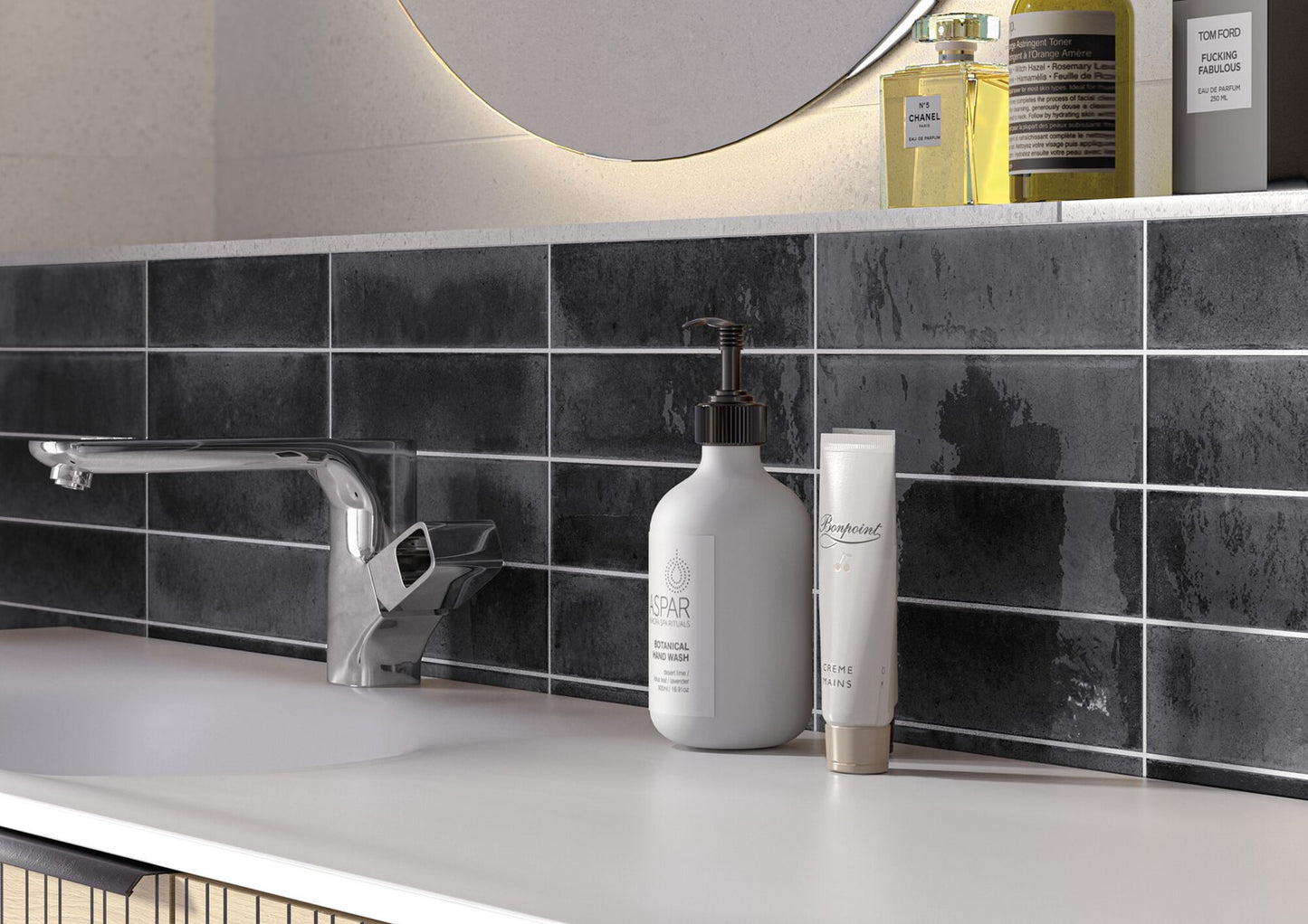 Jazba Anthracite Brillo 6x24,6