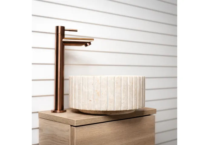 Waskom Loutro Jadya Mini Rond 25x25x12 cm Marmer