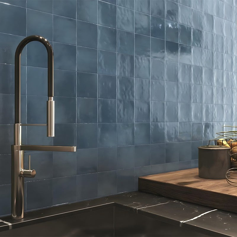 HERITAGE ZELLIGE CLASSIQUE MARINE Wandtegel 10×10 cm (doosinhoud 0.80 m2)2