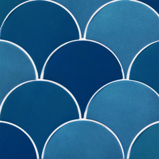 Wandtegel Natucer Squama Turchese 6.2×12.7 cm (doosinhoud 0.38 m2)2