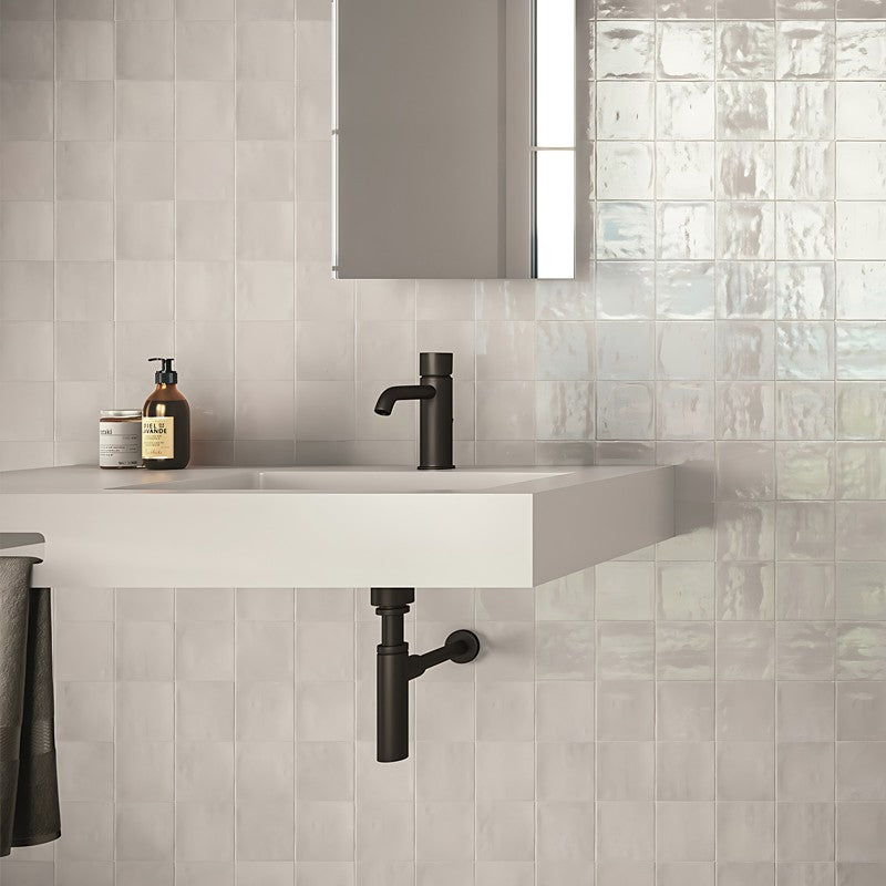 HERITAGE ZELLIGE CLASSIQUE WHITE Wandtegel 10×10 cm (doosinhoud 0.80 m2)3