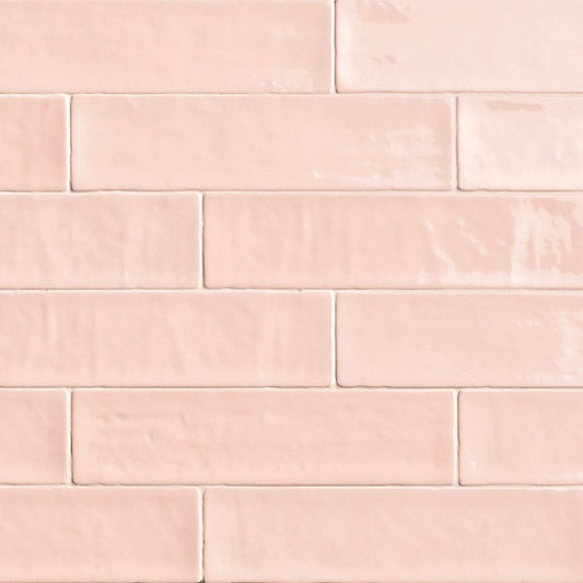 Wandtegel Natucer Zellige Rose 6.2×25 cm (doosinhoud 0.5 m2)2