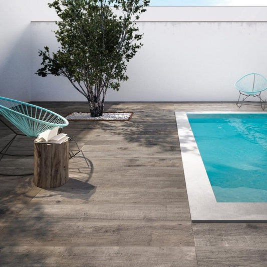 Vloertegel Flaviker DAKOTA TORTORA 30×120 cm (doosinhoud 1.44 m2)2