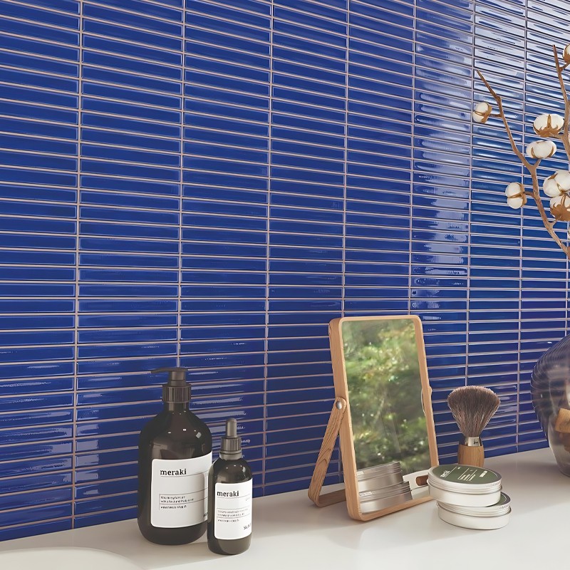 WOW SWEET BARS INDIGO GLOSS Wandtegel 11,6×11,6 cm (doosinhoud 0.411 m2)2