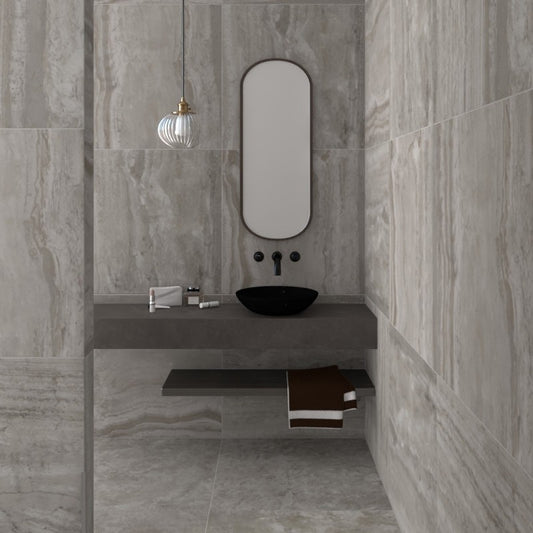 Vloertegel Flaviker NAVONA Grey Vein 80×80 cm (doosinhoud 1.28 m2)2