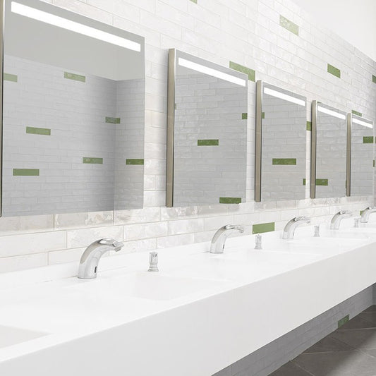 Wandtegel Sottocer HARMONY Cotton Wit 7.5×30 cm (doosinhoud 0.5 m2)2