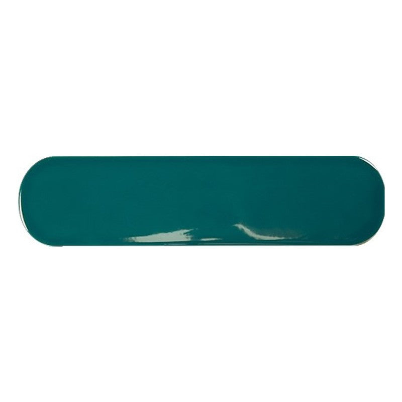 Wandtegel Wow GRACE Teal Oval Gloss 7.5×30 cm (doosinhoud 0.444 m2)1