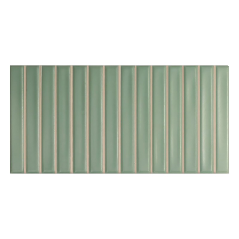 WOW SWEET BARS SAGE MAT Wandtegel 12,5×25 cm (doosinhoud 0.438 m2)1