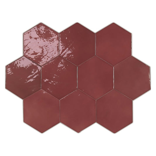 WOW ZELLIGE HEXA WHINE Wandtegel 10,8×12,4 cm (doosinhoud 0.382 m2)2