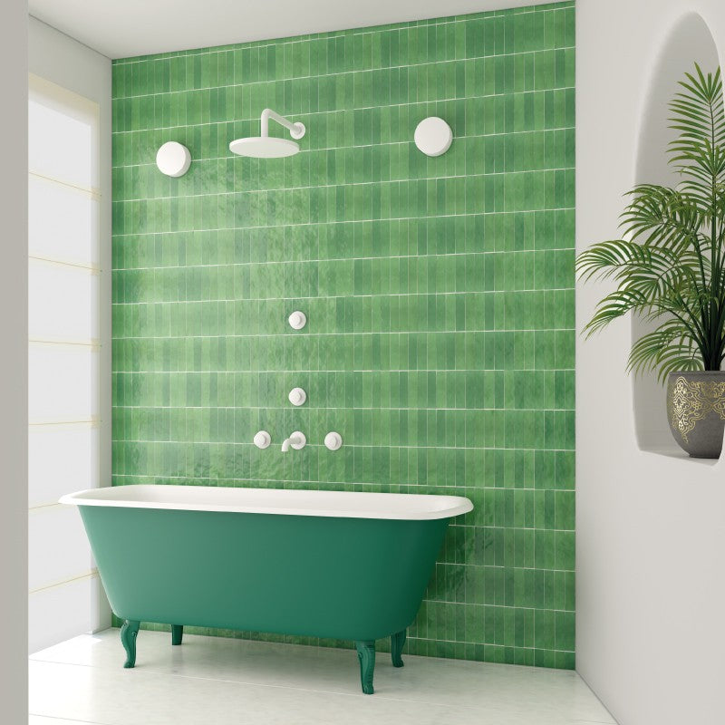 Wandtegel Marrakech ZELIJ Special Lava Verde 5×20 cm (doosinhoud 0.46 m2)3