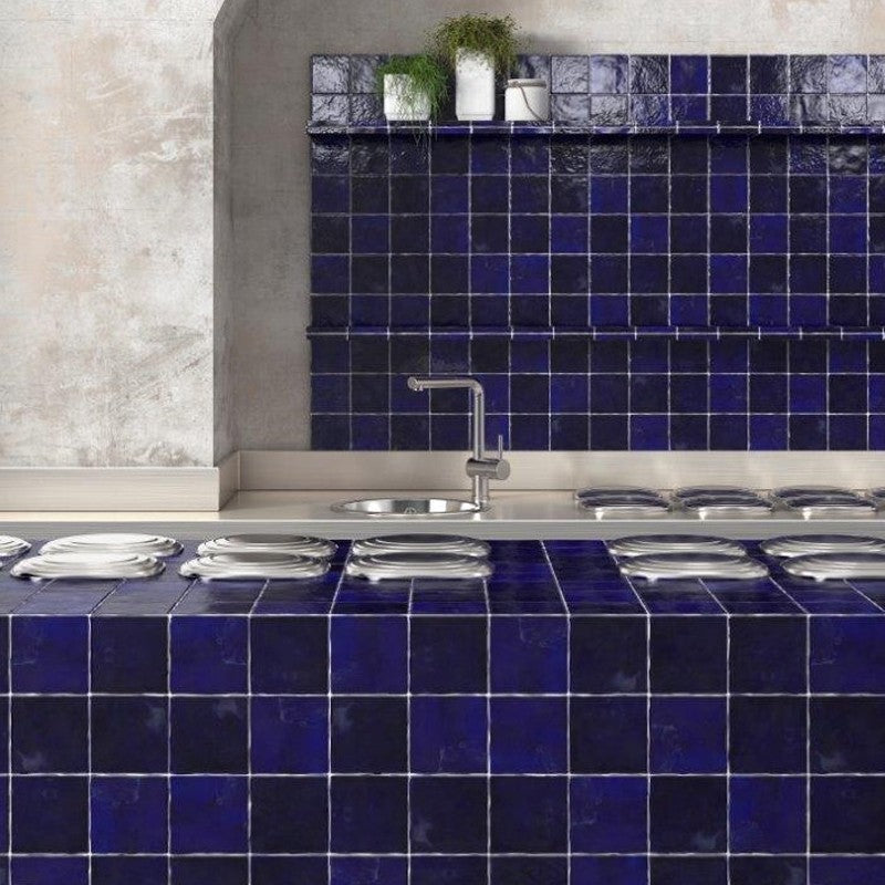 Wandtegel Marrakech ZELIJ Antic Azul Special 10×10 cm (doosinhoud 0.81 m2)3