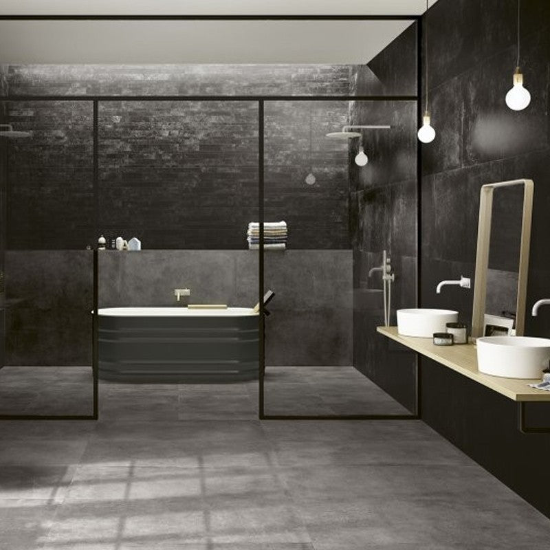 Vloertegel Pastorelli FREESPACE BLACK 60×60 cm (doosinhoud 1.8 m2)3