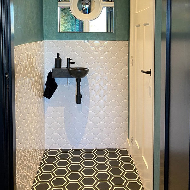 Wandtegel Natucer Squama Rice 6.2×12.7 cm (doosinhoud 0.38 m2)3