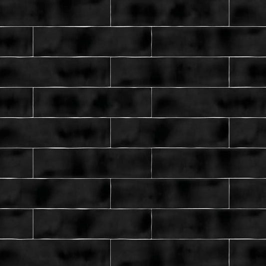 Wandtegel Vives JAVEA Black Brillo 8×31.5 cm (doosinhoud 0.63 m2)2