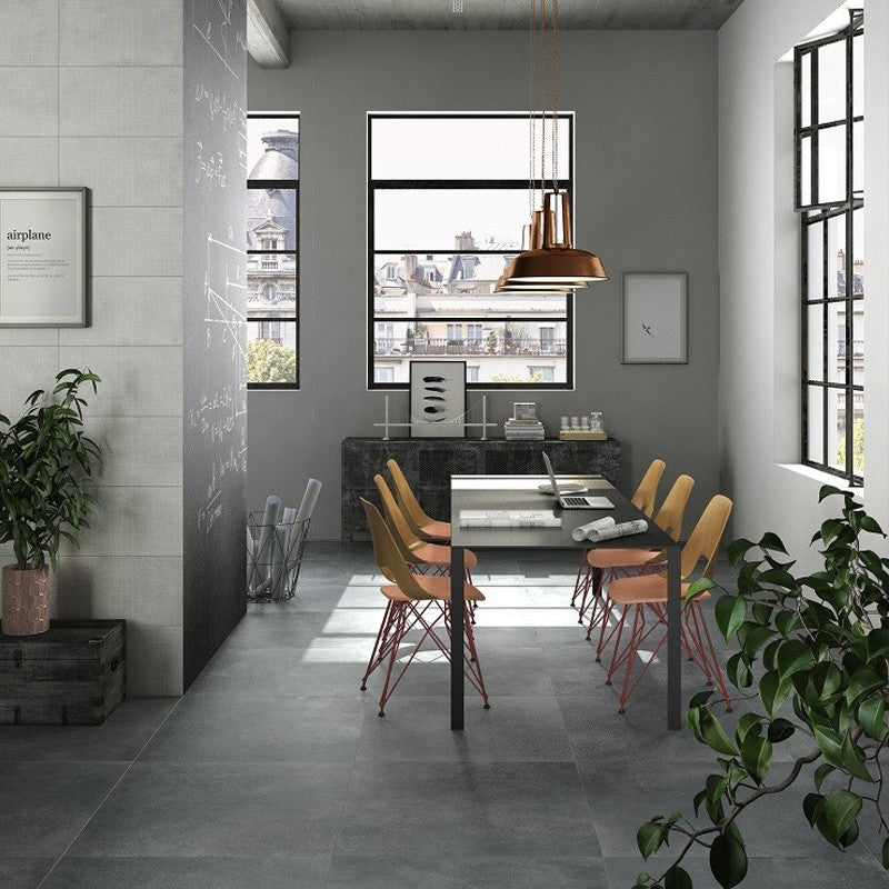 Vloertegel Pastorelli FREESPACE DARK GREY 80×80 cm (doosinhoud 1.28 m2)3