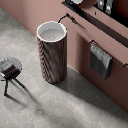 Vloertegel Flaviker SUPREME EVO Glans Grey Amani 60×120 cm (doosinhoud 1.44 m2)2