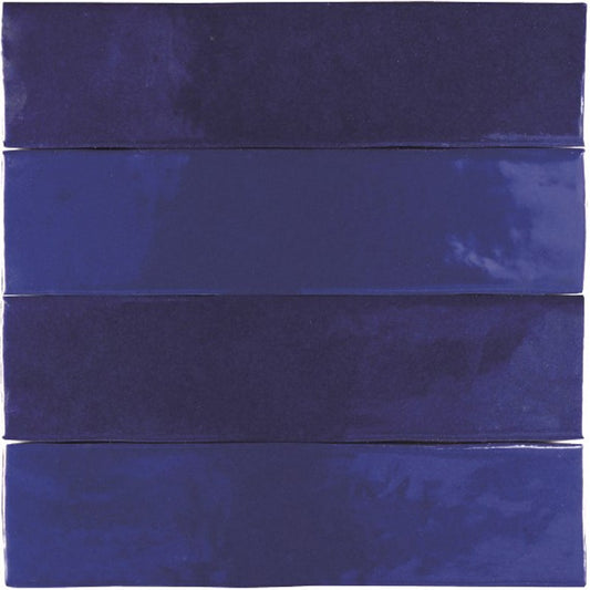 Wandtegel Marrakech ZELIJ Azul Cobalto 5×20 cm (doosinhoud 0.46 m2)2