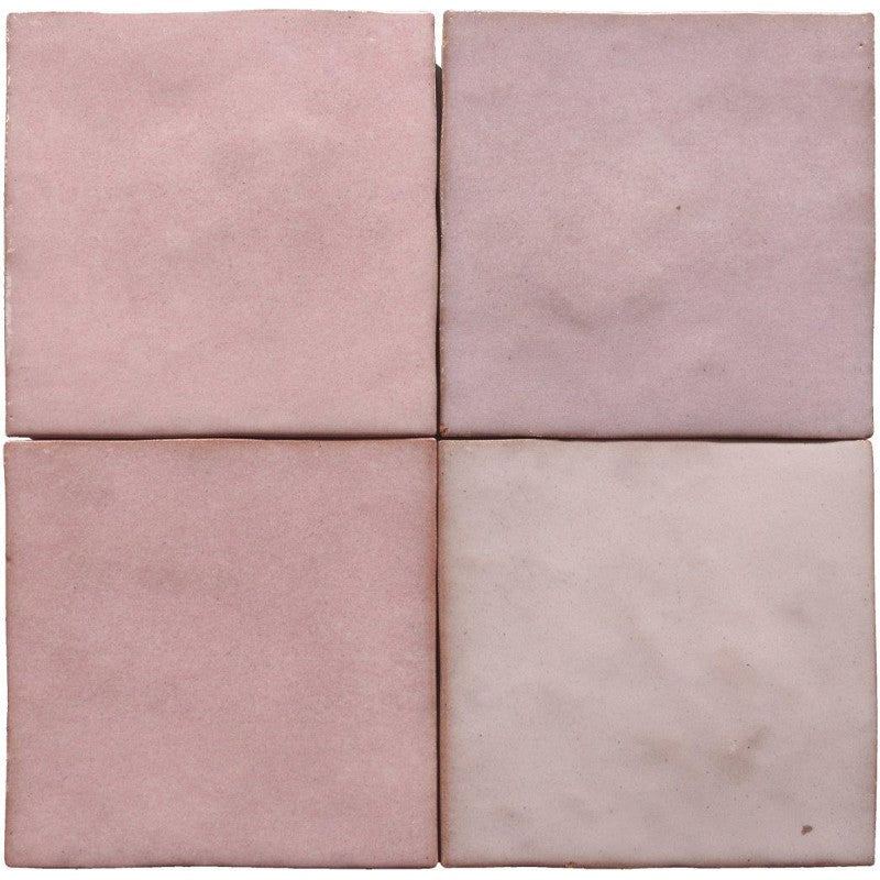 Wandtegel Marrakech ZELIJ Rosa 10×10 cm (doosinhoud 0.81 m2)2