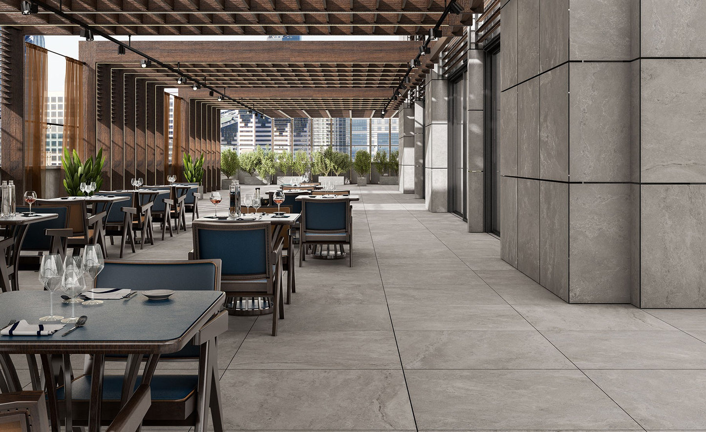 Vloertegel Novabell THERMAE Storm Gray 100×100 cm (doosinhoud 2.00 m2)4