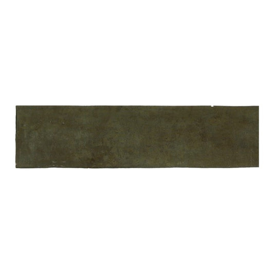 Wandtegel Revoir Paris Atelier Glossy Vert Emeraude 6.2×25 cm (doosinhoud 0.32 m2)1