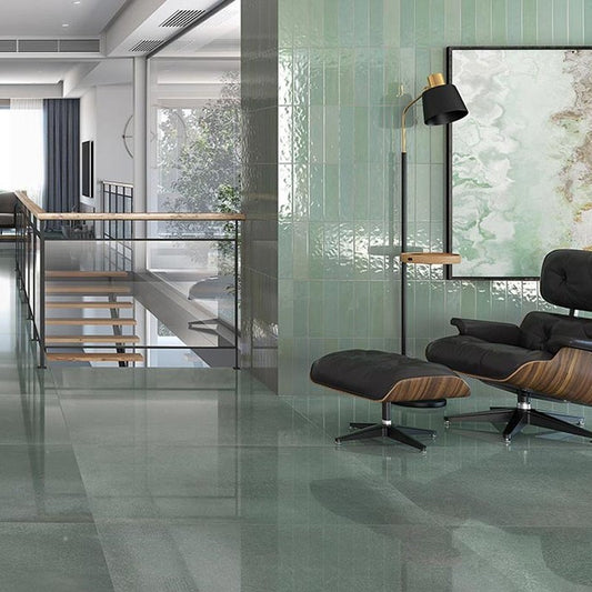 Wandtegel Arcana FLAMING Mint 8×31.5 cm (doosinhoud 0.63 m2)2