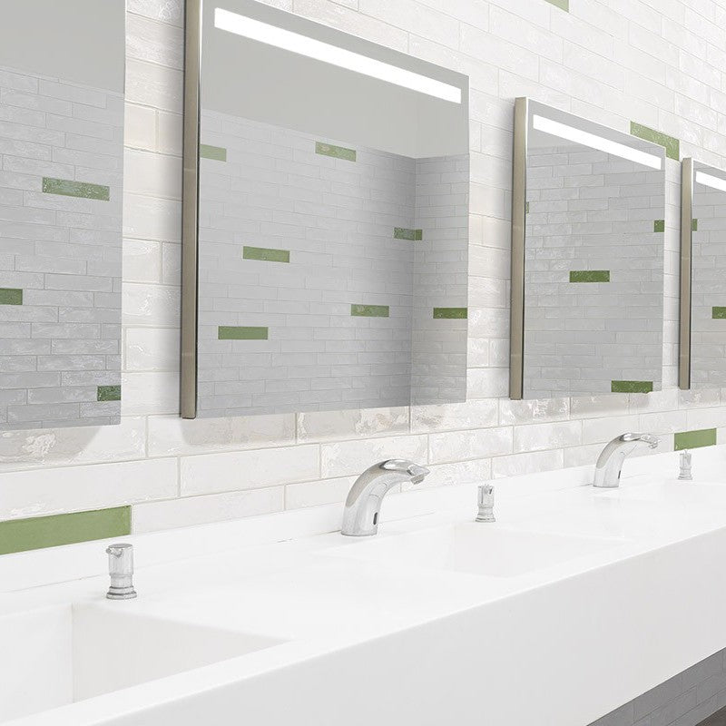 Wandtegel Sottocer HARMONY Olive Groen 7.5×30 cm (doosinhoud 0.5 m2)2