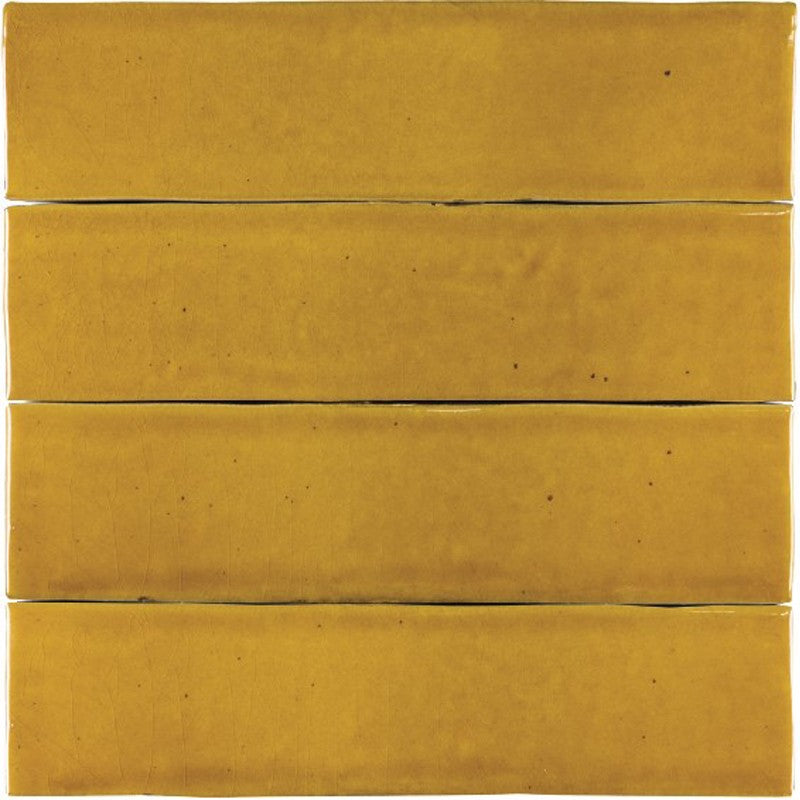 Wandtegel Marrakech ZELIJ Antic Amarillo 5×20 cm (doosinhoud 0.46 m2)2