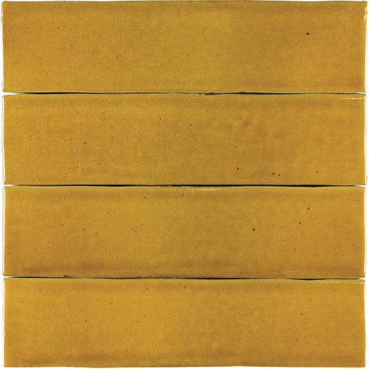 Wandtegel Marrakech ZELIJ Antic Amarillo 5×20 cm (doosinhoud 0.46 m2)2