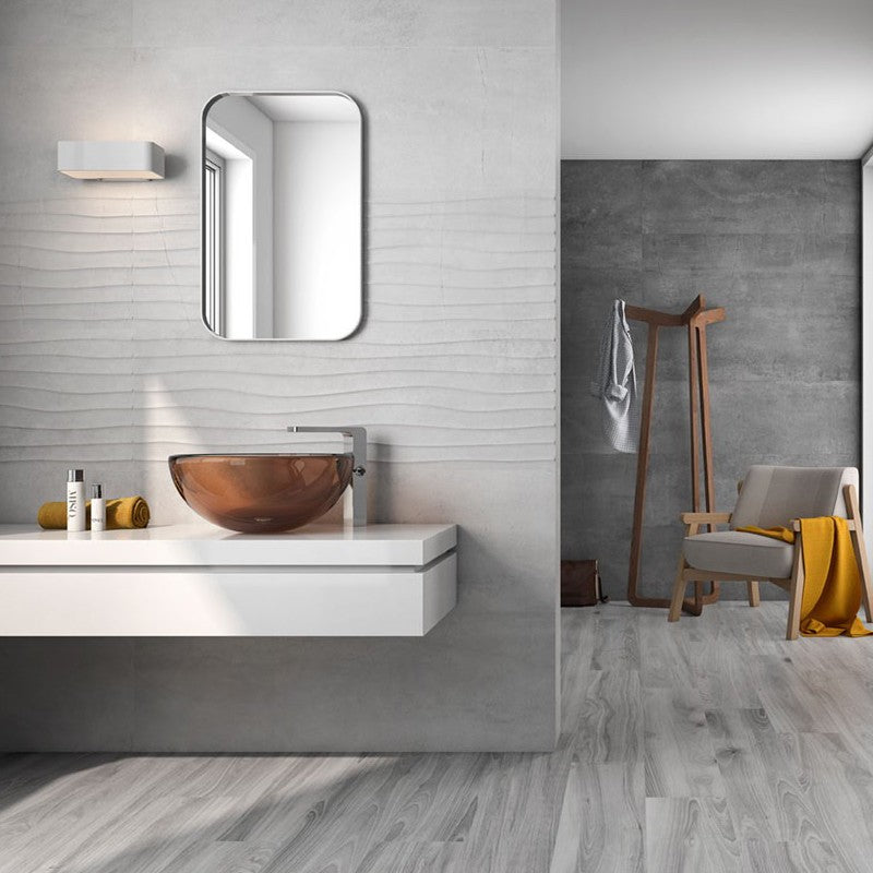 Wandtegel Geotiles LUKE Blanco 40×120 cm (doosinhoud 1.44 m2)2