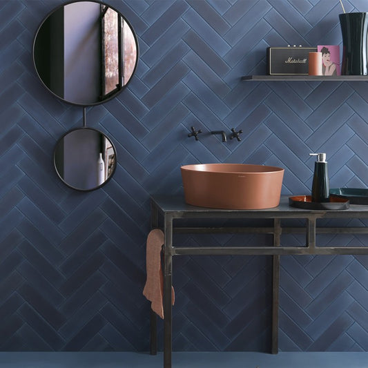 Wandtegel Tonalite Nuance Blu 7×28 cm (doosinhoud 0.55 m2)2