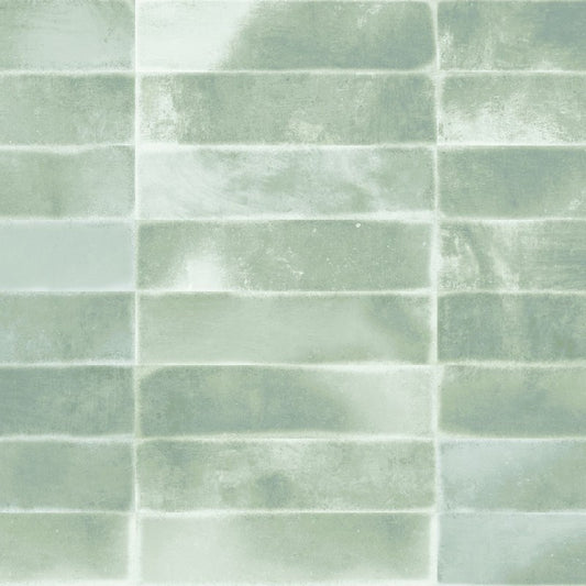 Wandtegel La Porta BALI Jade 6×25 cm (doosinhoud 0.9 m2)2