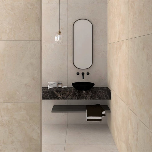 Vloertegel Flaviker NAVONA Honey Cross 80×80 cm (doosinhoud 1.28 m2)2