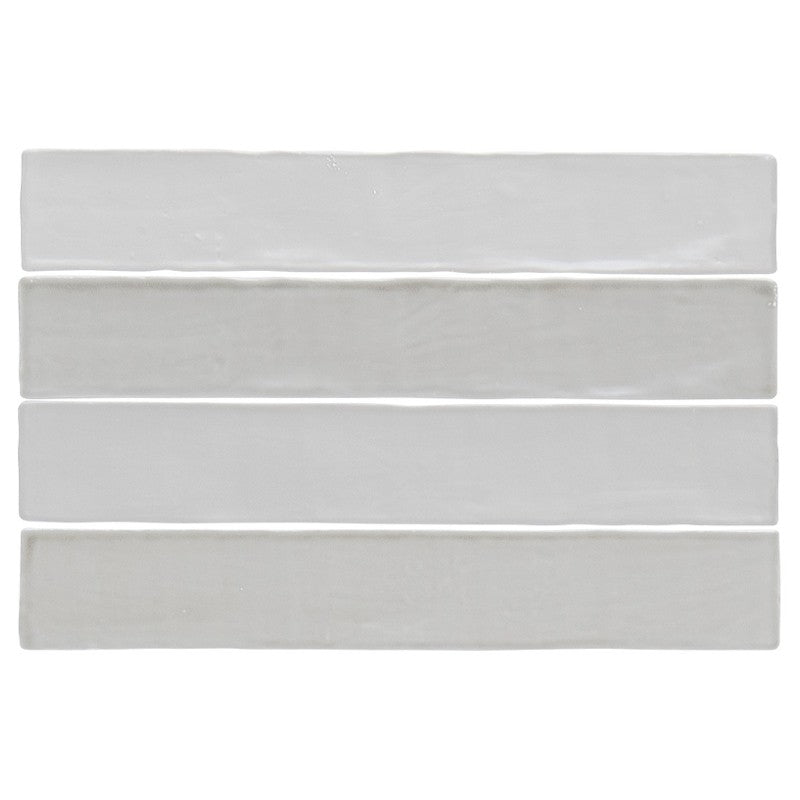 Wandtegel Sottocer SENSE Ice Grijs 6.5×39.5 cm (doosinhoud 1 m2)1