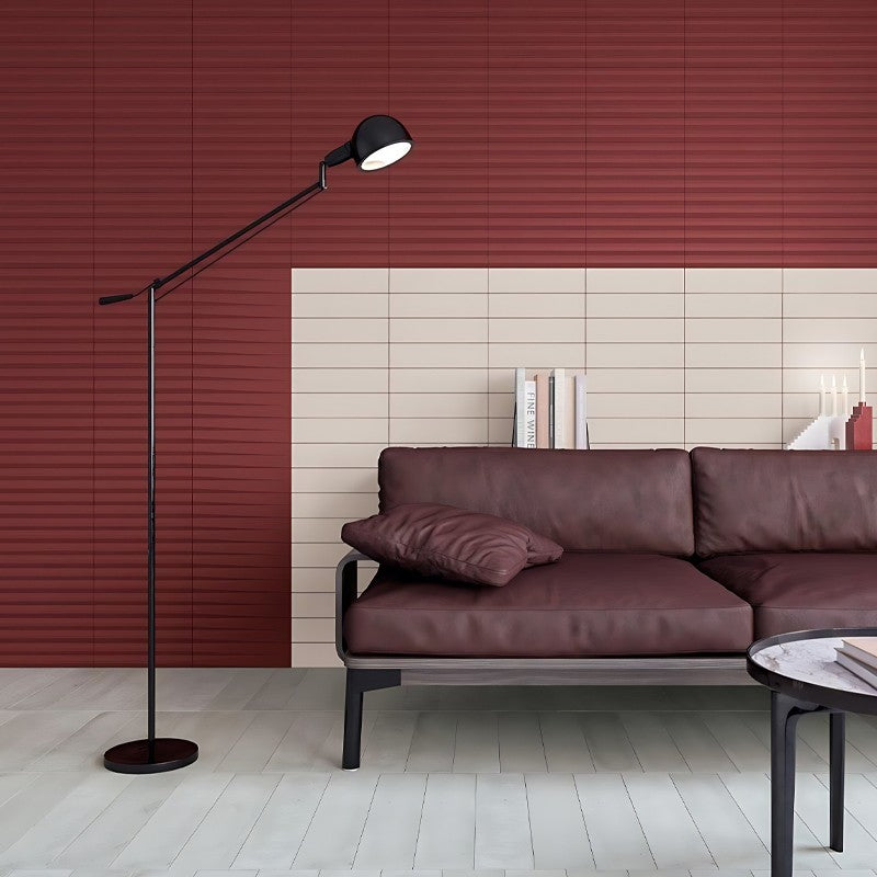 WOW STRIPES GARNET Wandtegel 7,5×30 cm (doosinhoud 0.289 m2)3