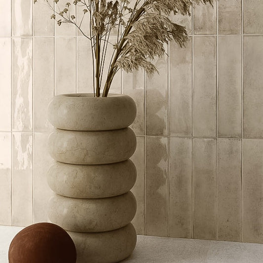 Wandtegel Novabell FUSION BEIGE 6×25 cm (doosinhoud 0.75 m2)2