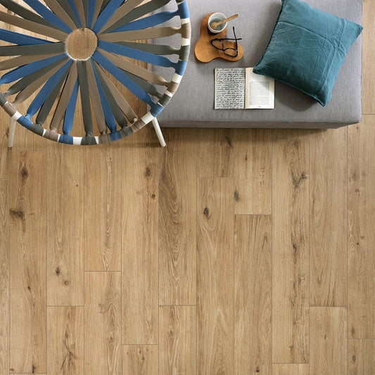 Vloertegel Novabell EICHE NATURE 15×60 cm (doosinhoud 1.26 m2)2