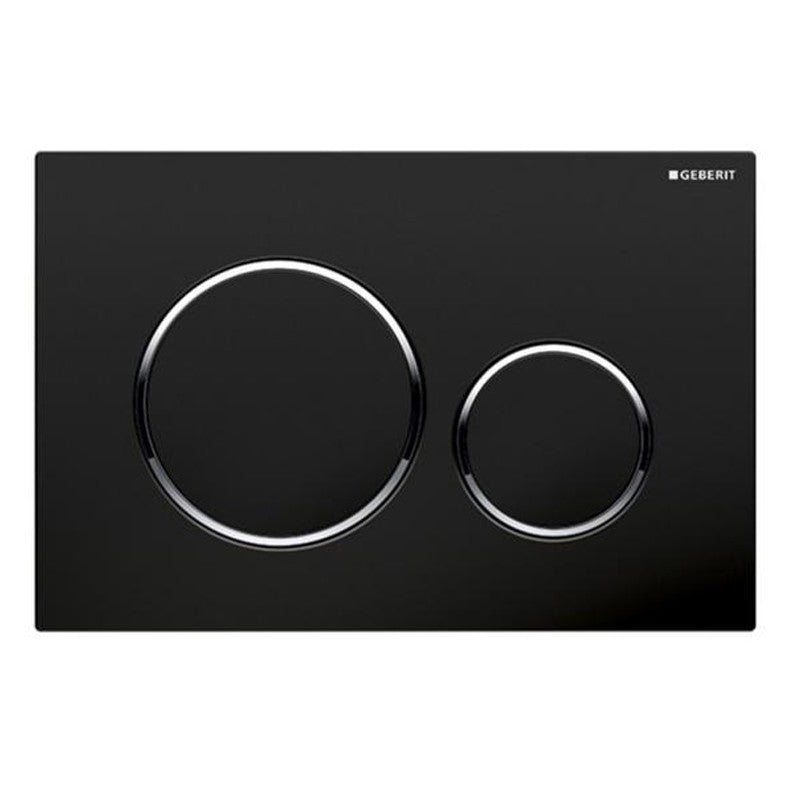 Geberit bedieningsplaat Sigma-20 Type: 115.882.KM1 Glanszwart / chroom1