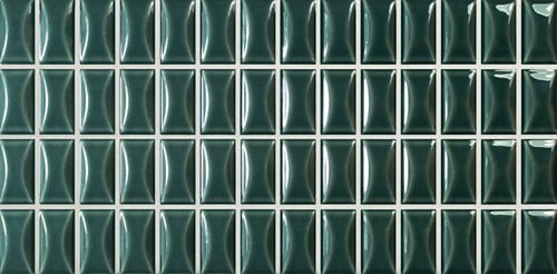 3D Bars Bevel Emerald Gloss 12,5x25